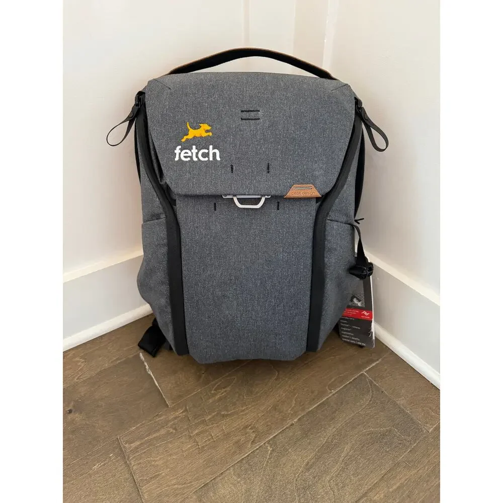 Peak Design NEW Everyday Backpack 20L Charcoal Grey Camera Laptop Fetch Logo